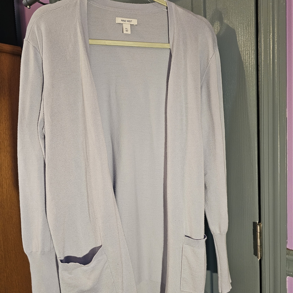 Nine West Light Blue Cardigan